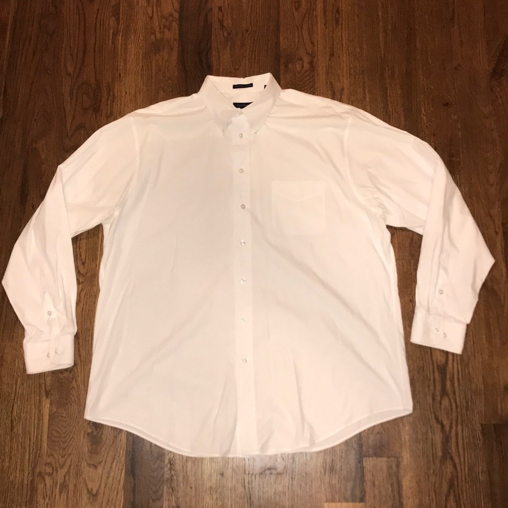 Club Room Button Down Pinpoint Oxford Dress Shirt - Picture 3 of 4